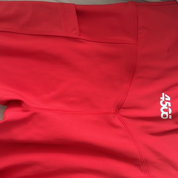 Bum sculpt Leggings - US 6 Size - Cherry with sheer net detail - Picture 8 of 10